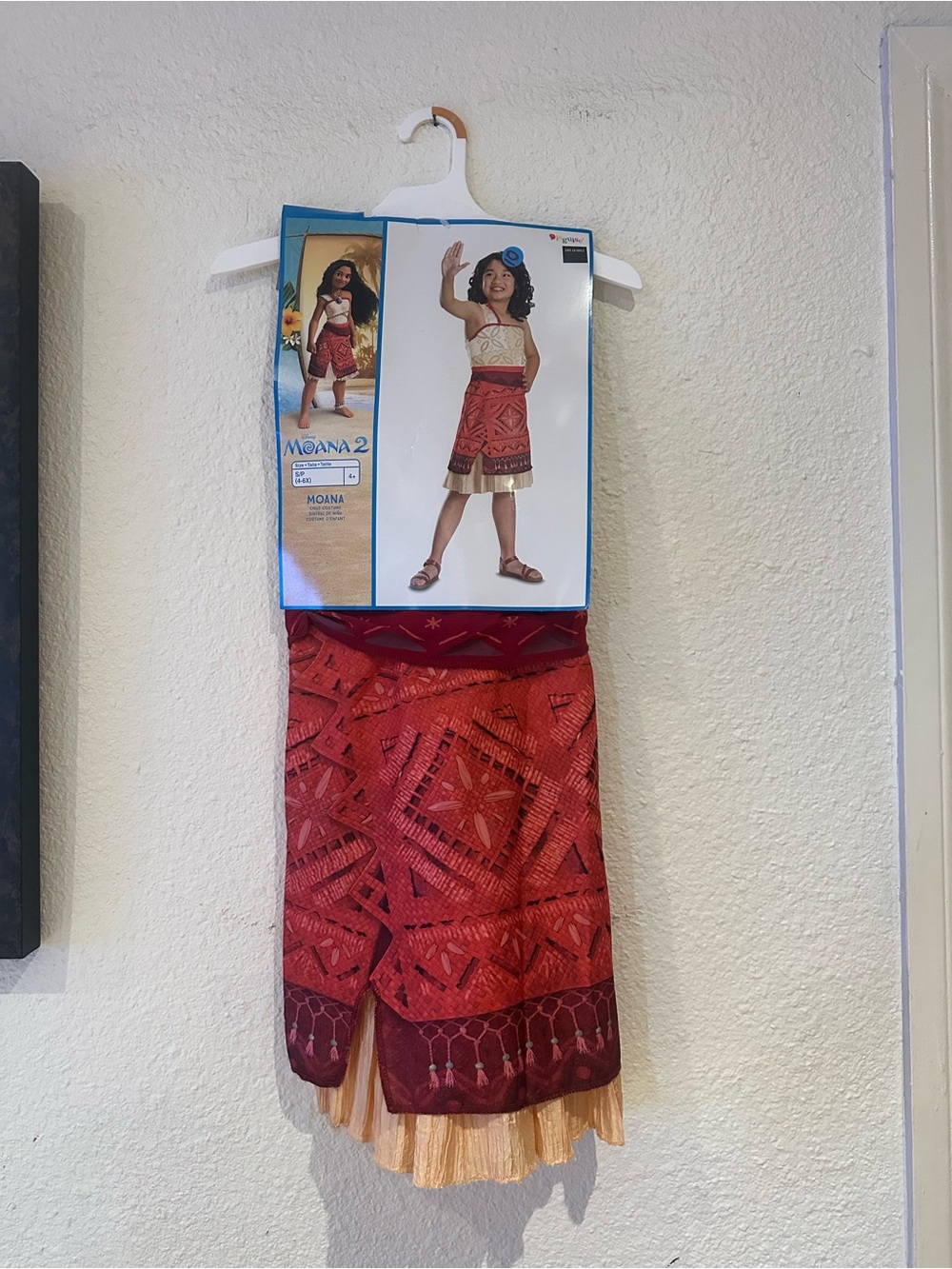 Disguise Red and Gold Girls' Moana- Costume 4-6X